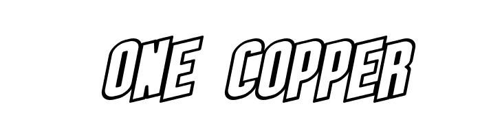 SF Obliquities Outline Bold  Free Fonts Download