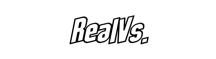 SF Obliquities Outline Bold  Free Fonts Download