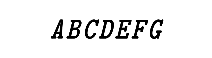 CMU Typewriter Text BoldItalic  Free Fonts Download