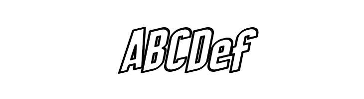 SF Obliquities Outline  Free Fonts Download