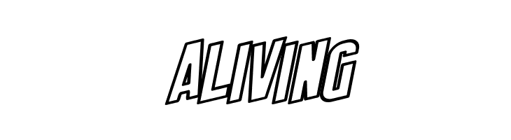 SF Obliquities Outline  Free Fonts Download