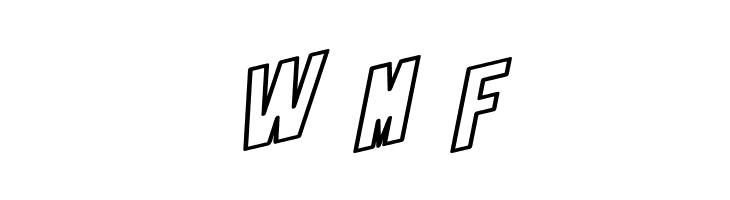 SF Obliquities Outline  Free Fonts Download