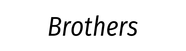 Fira Sans Condensed Book Italic  Free Fonts Download