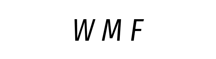 Fira Sans Condensed Book Italic  Free Fonts Download