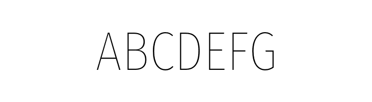 FiraSansCondensed-Thin  Free Fonts Download
