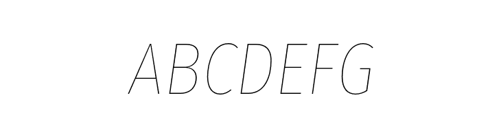 Fira Sans Condensed Hair Italic  Free Fonts Download