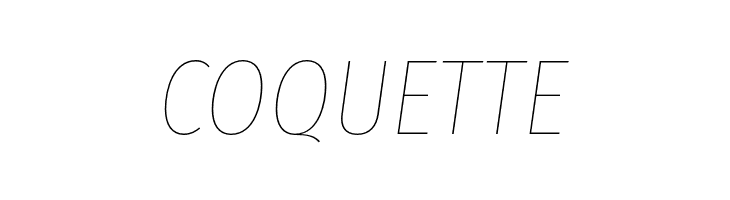 Fira Sans Condensed Hair Italic  Free Fonts Download