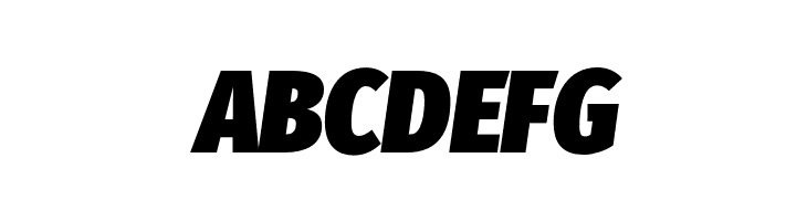 Fira Sans Condensed Ultra Italic  Free Fonts Download