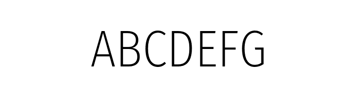 FiraSansCondensed-ExtraLight  Free Fonts Download