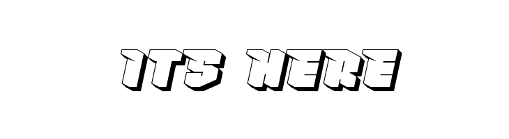 NowyGeroy4FShadow-Italic  Free Fonts Download