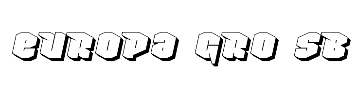 NowyGeroy4FShadow-Italic  Free Fonts Download
