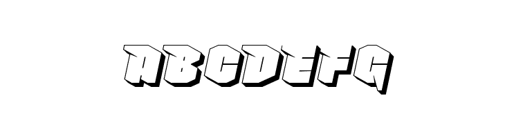 Nowy Geroy 4F Shadow Italic  Free Fonts Download