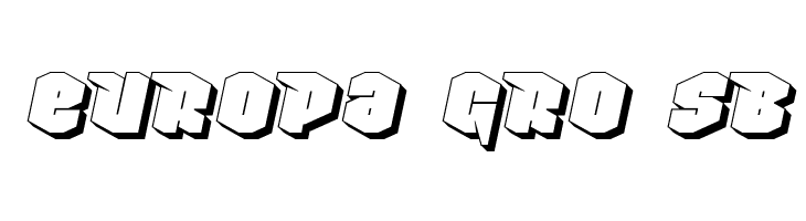 Nowy Geroy 4F Shadow Italic  Free Fonts Download