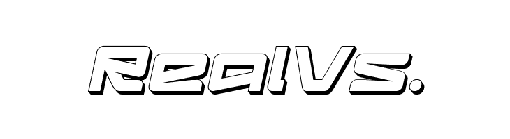 LogofontikExtruded4F-Italic  Free Fonts Download