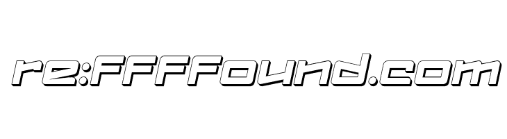 LogofontikExtruded4F-Italic  Free Fonts Download