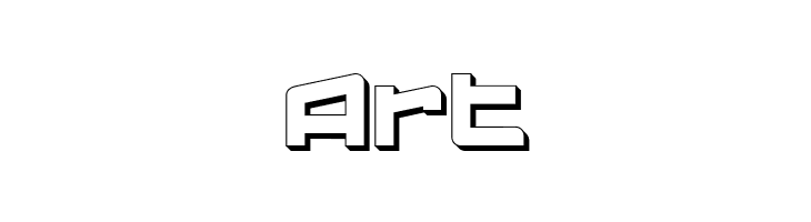 LogofontikExtruded4F  Free Fonts Download