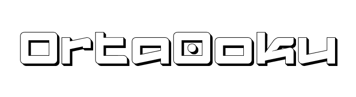 LogofontikExtruded4F  Free Fonts Download