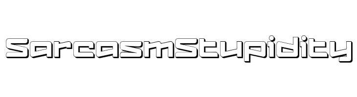 LogofontikExtruded4F  Free Fonts Download