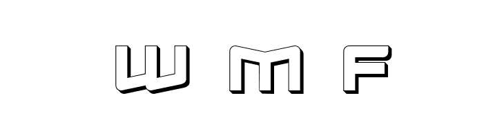 LogofontikExtruded4F  Free Fonts Download