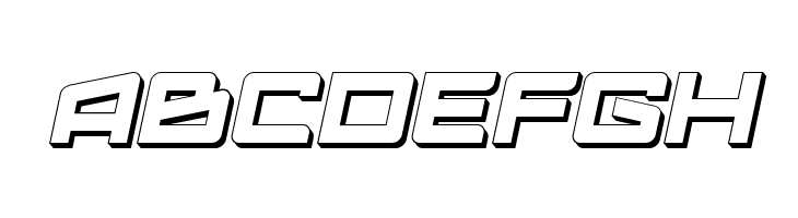 Logofontik Extruded 4F Italic  Free Fonts Download