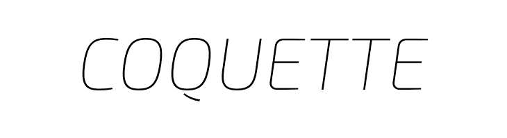 Exo 2.0 Thin Italic  Free Fonts Download