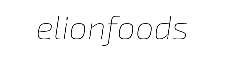 Exo 2.0 Thin Italic  Free Fonts Download