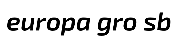 Exo 2.0 Semi Bold Italic  Free Fonts Download