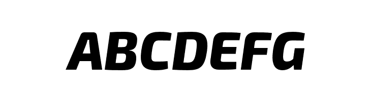 Exo 2.0 Extra Bold Italic  Free Fonts Download