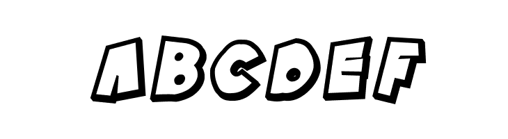 SF Pale Bottom Shaded Oblique  Free Fonts Download