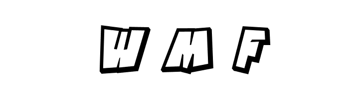 SF Pale Bottom Shaded Oblique  Free Fonts Download