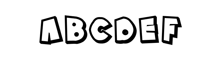 SF Pale Bottom Shaded  Free Fonts Download