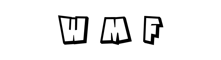 SF Pale Bottom Shaded  Free Fonts Download