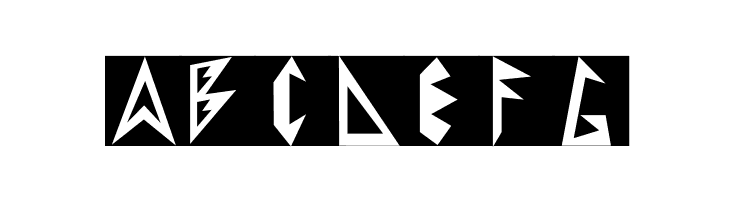 Sharp Points  Free Fonts Download