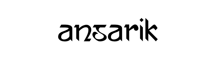 ansarik Ananda Neptouch 2 Font