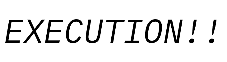 iA Writer Duospace RegularItalic  Free Fonts Download