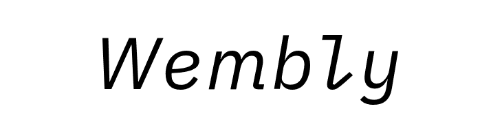 iA Writer Duospace RegularItalic  Free Fonts Download