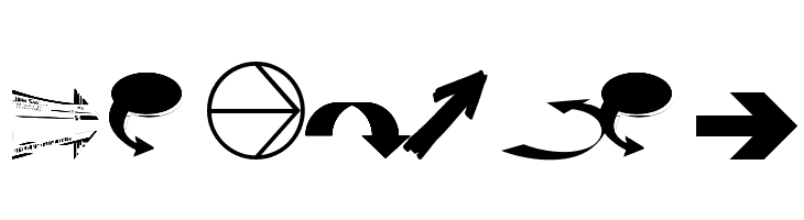 Idea Arrows  Free Fonts Download