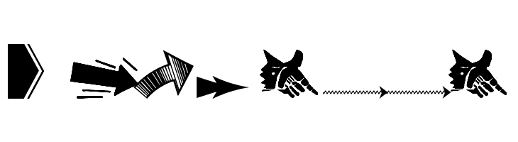 Idea Arrows  Free Fonts Download