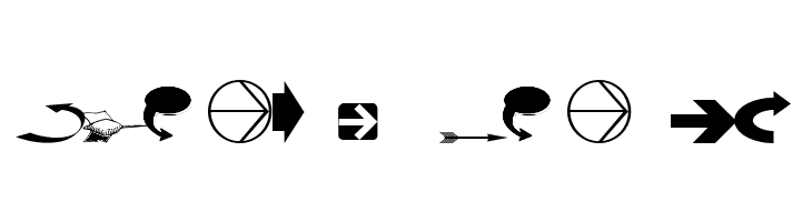 Idea Arrows  Free Fonts Download