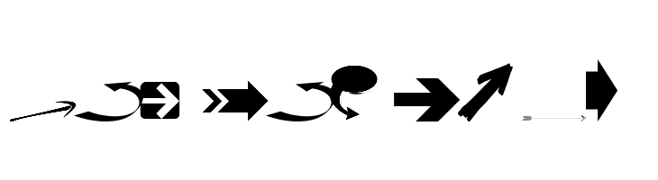 Idea Arrows  Free Fonts Download