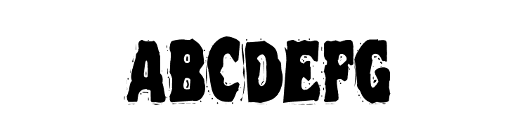 VTC Night Of The Oozie DeadCaps  Free Fonts Download