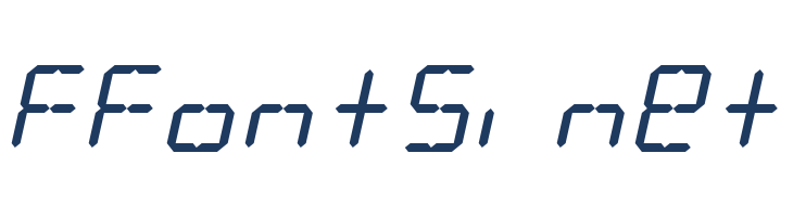 LCD Display: 14 Segment (Italic) font — Lorem ipsum body text preview