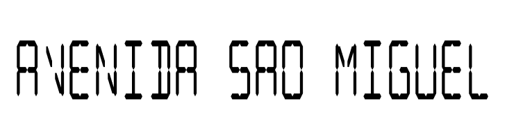 LCD Display: 14 Segment (Condensed)  Free Fonts Download