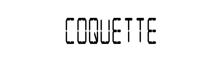 LCD Display: 14 Segment (Condensed)  Free Fonts Download