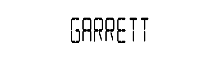 LCD Display: 14 Segment (Condensed)  Free Fonts Download