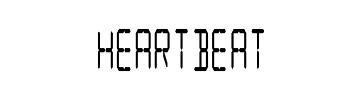 LCD Display: 14 Segment (Condensed)  Free Fonts Download