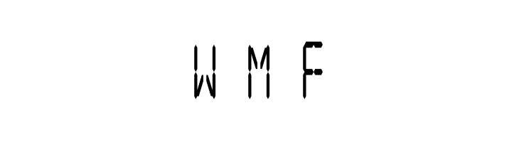 LCD Display: 14 Segment (Condensed)  Free Fonts Download