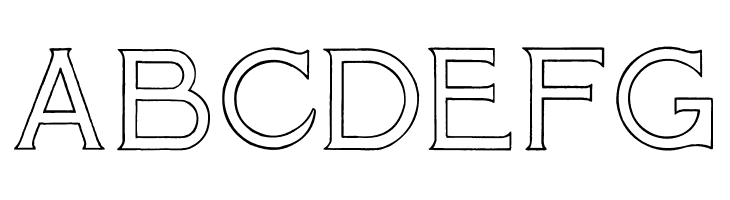 Mosaic_Outline  Free Fonts Download