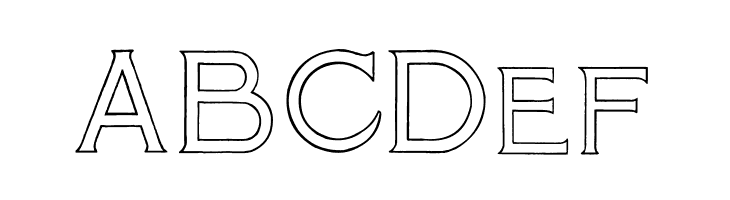 Mosaic_Outline  Free Fonts Download