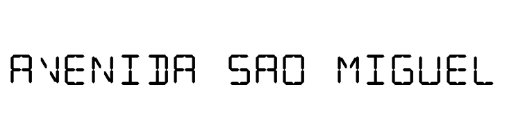 LCD Display: 14 Segment  Free Fonts Download